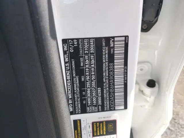 2017 MERCEDES-BENZ GLE 350 4MATIC  