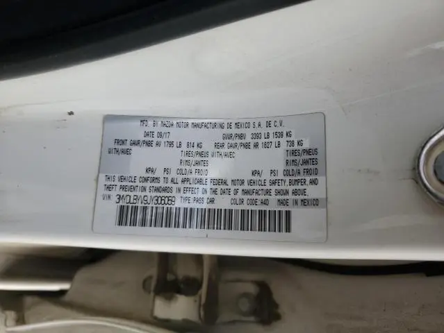 2018 TOYOTA YARIS IA   