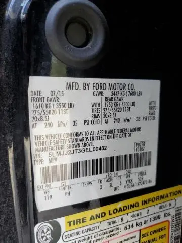 2016 LINCOLN NAVIGATOR SELECT  