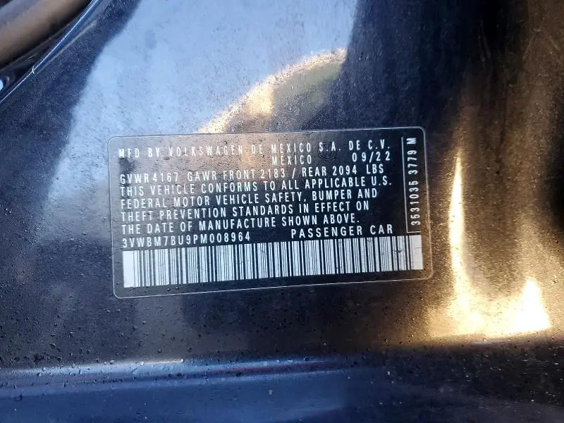 2023 VOLKSWAGEN JETTA SPORT  