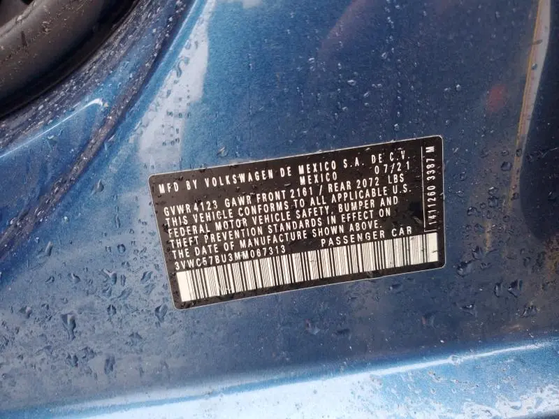 2021 VOLKSWAGEN JETTA S  