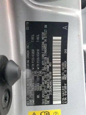2019 LEXUS RX 350 BASE  
