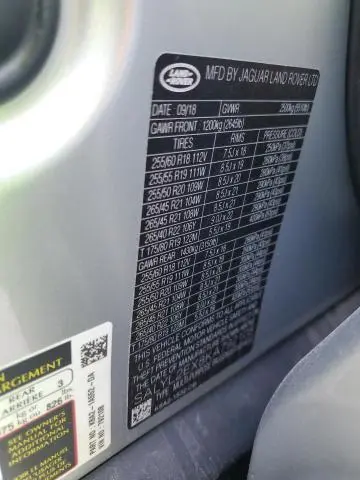 2019 LAND ROVER RANGE ROVER VELAR R-DYNAMIC SE  