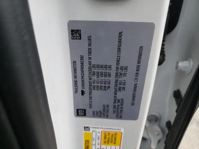 2023 CHEVROLET TAHOE K1500 Z71  