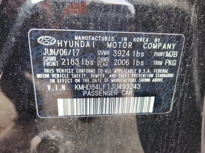 2018 HYUNDAI ELANTRA SEL  