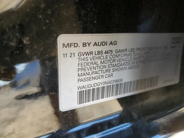 2022 AUDI A3 PREMIUM  