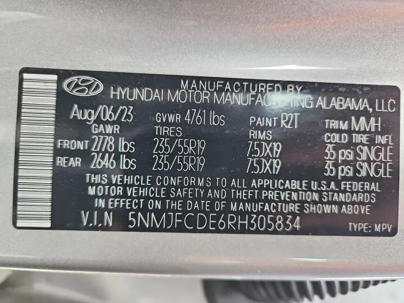 2024 HYUNDAI TUCSON SEL  