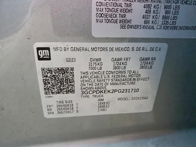 2023 CHEVROLET SILVERADO K1500 LT-L  