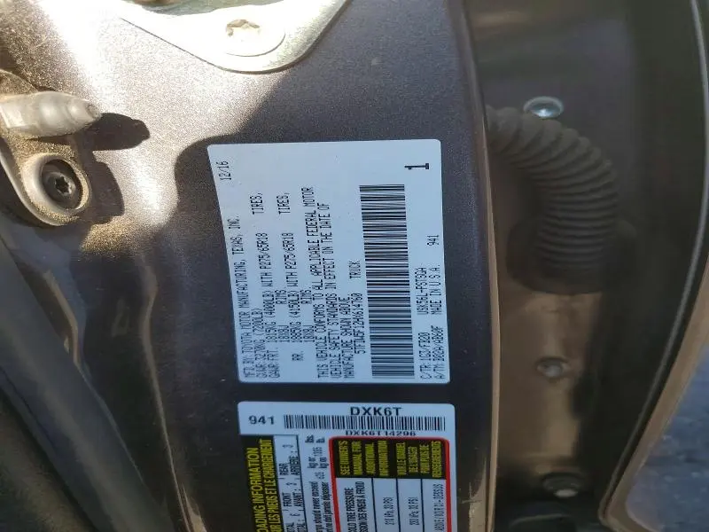 2017 TOYOTA TUNDRA SR5  