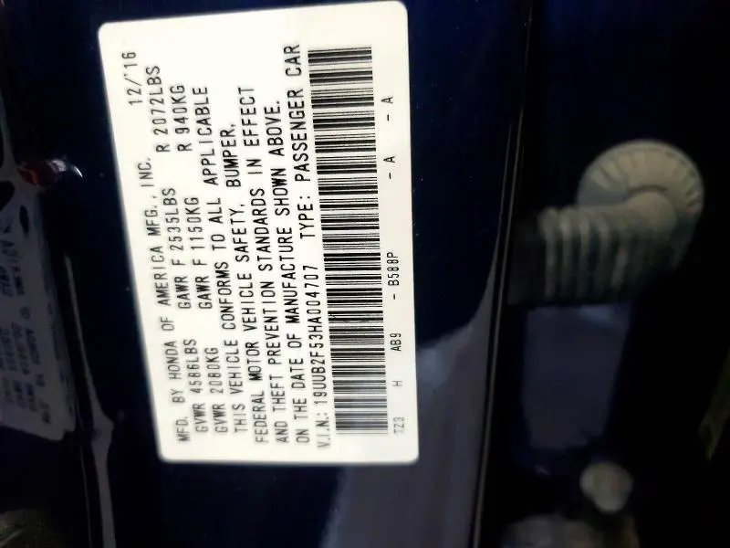 2017 ACURA TLX TECH  
