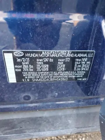 2023 HYUNDAI SANTA FE SEL  