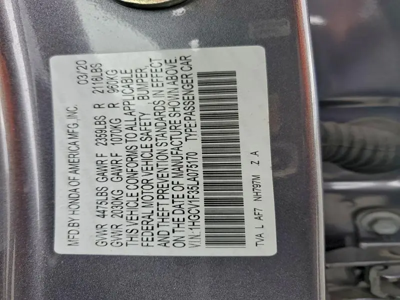 2023 HONDA ACCORD LX  