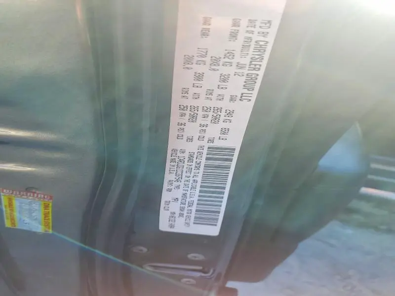 2012 DODGE DURANGO CREW  