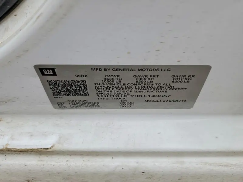 2019 CHEVROLET SILVERADO K2500 HIGH COUNTRY  