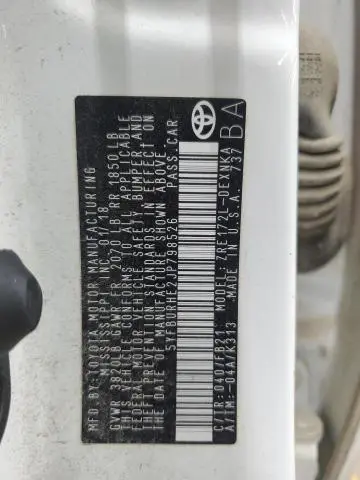 2018 TOYOTA COROLLA L  