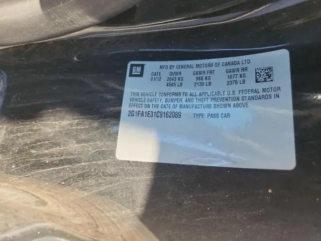 2012 CHEVROLET CAMARO LS  