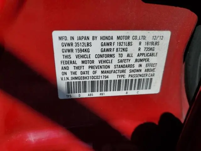 2013 HONDA FIT