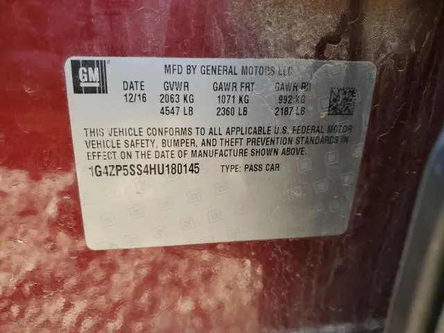 2017 BUICK LACROSSE ESSENCE  