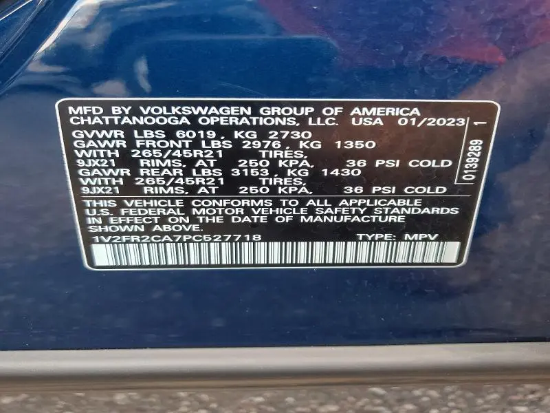 2023 VOLKSWAGEN ATLAS SEL PREMIUM R-LINE  