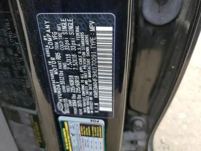 2017 HYUNDAI SANTA FE SE  