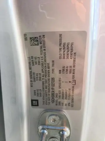 2015 CHEVROLET COLORADO LT  