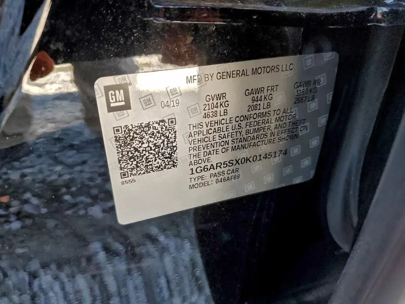 2019 CADILLAC CTS LUXURY  