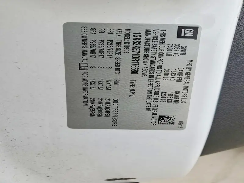 2013 GMC YUKON XL K1500 SLT  