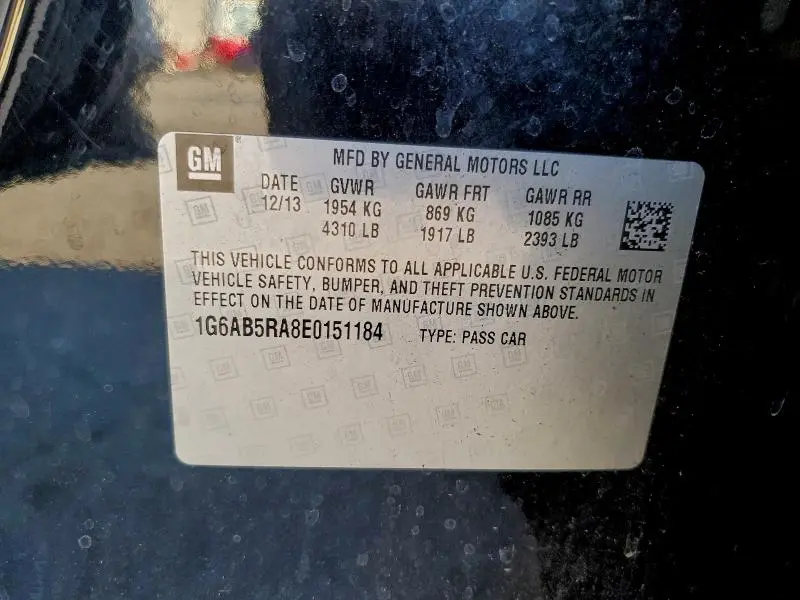 2014 CADILLAC ATS LUXURY  