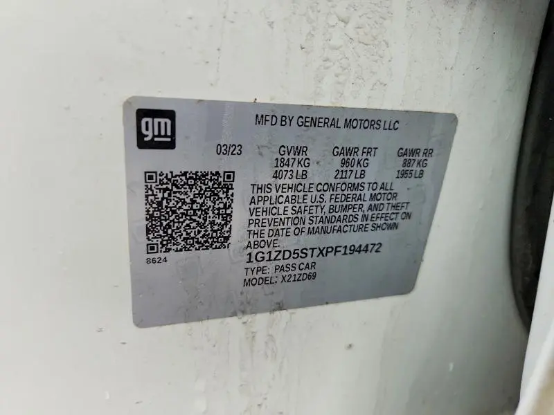 2023 CHEVROLET MALIBU LT  