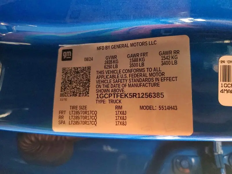 2024 CHEVROLET COLORADO ZR2  