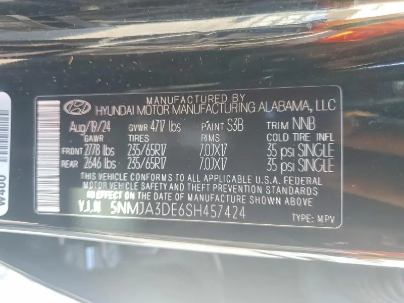 2025 HYUNDAI TUCSON SE  