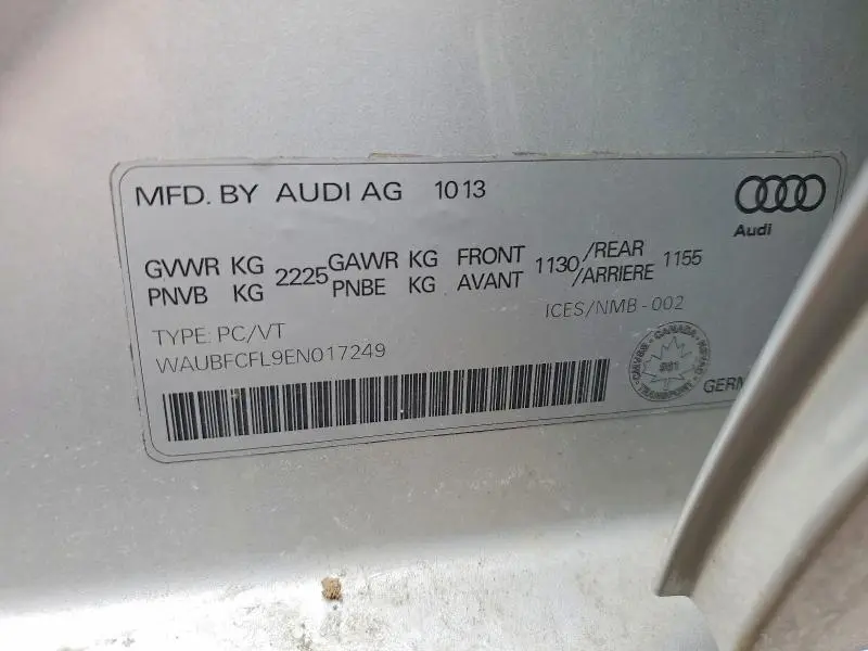 2014 AUDI A4 PREMIUM  