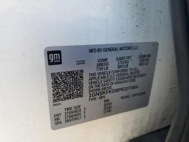 2023 CHEVROLET SUBURBAN K1500 PREMIER