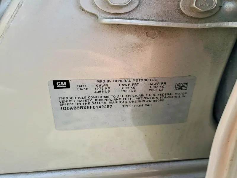 2015 CADILLAC ATS LUXURY  