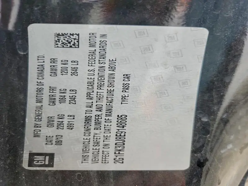 2014 CHEVROLET CAMARO 2SS  