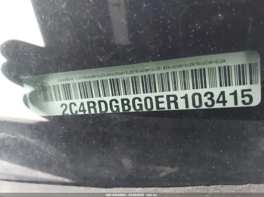 2014 DODGE GRAND CARAVAN SE