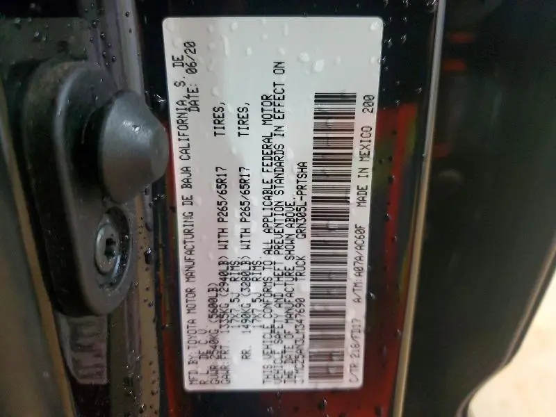 2020 TOYOTA TACOMA TRD SPORT  