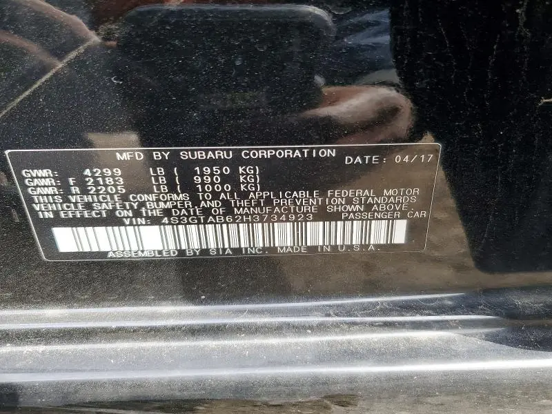 2017 SUBARU IMPREZA PREMIUM  