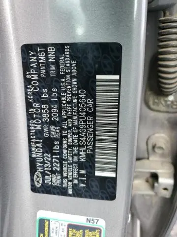 2023 HYUNDAI ELANTRA SEL  