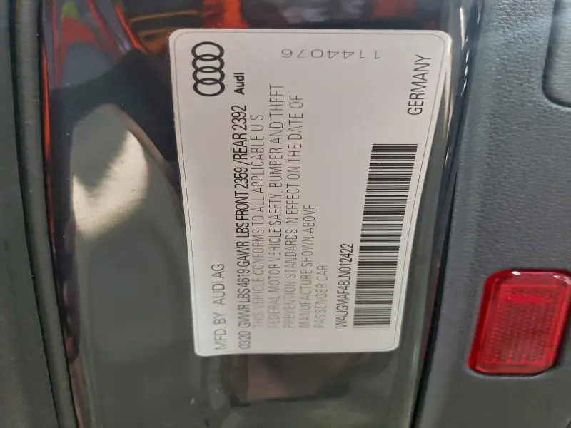 2020 AUDI A4 PREMIUM  