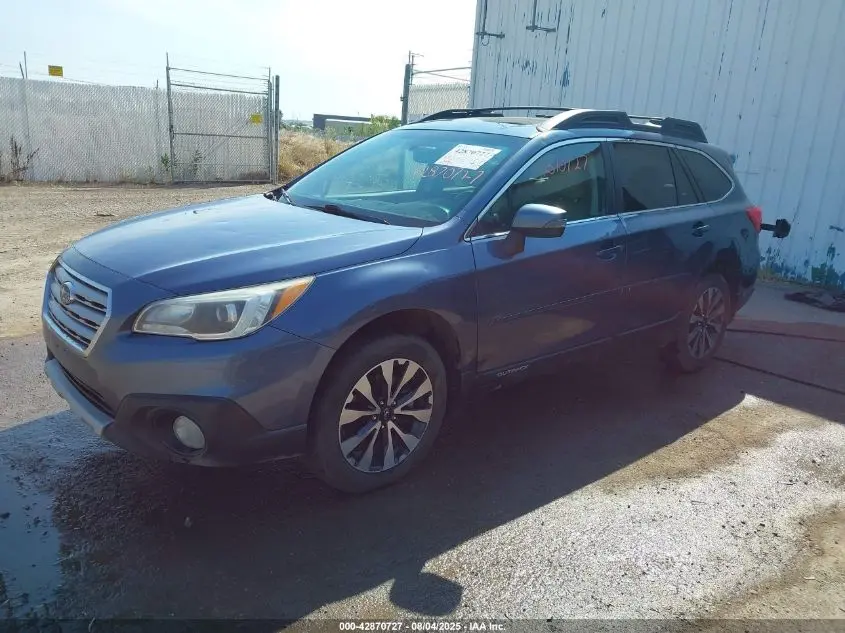 2016 SUBARU OUTBACK 2.5I LIMITED