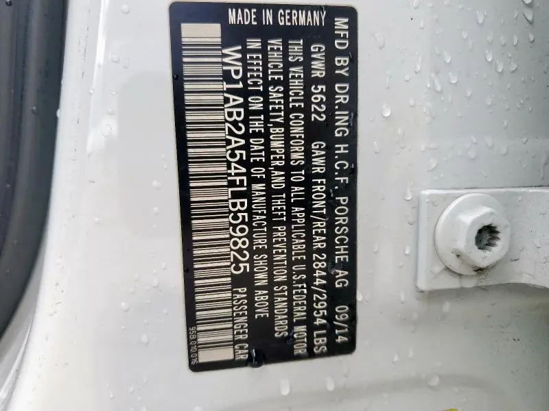 2015 PORSCHE MACAN S  