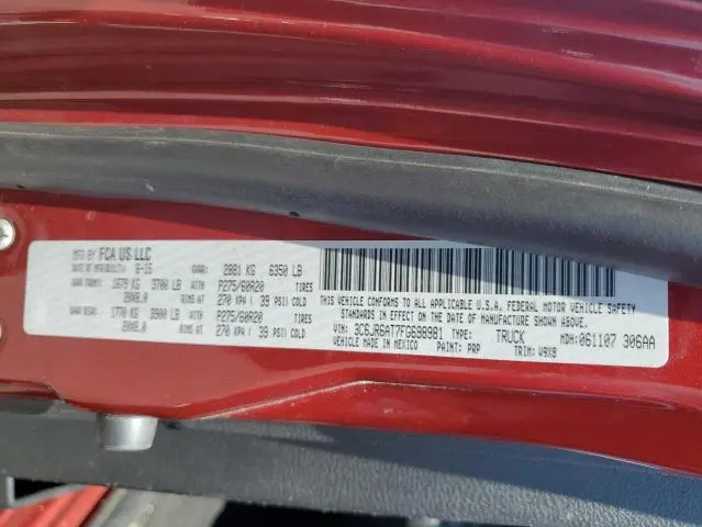 2015 RAM 1500 ST  