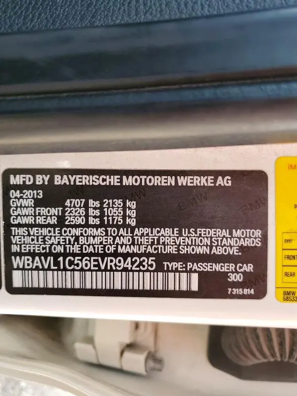 2014 BMW X1 XDRIVE28I  