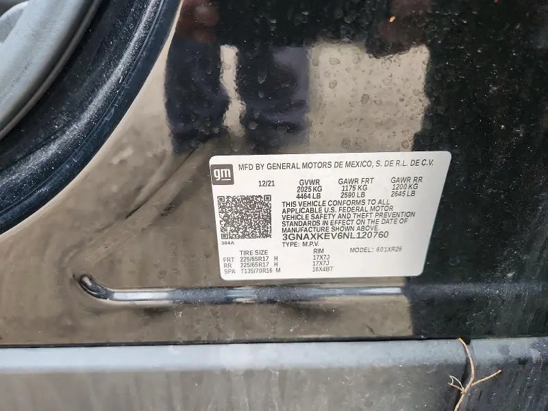 2022 CHEVROLET EQUINOX LT  