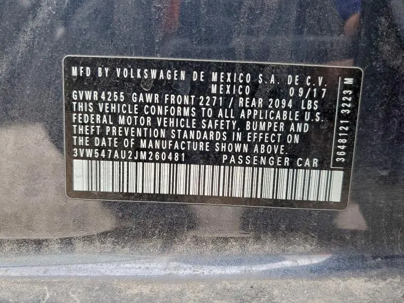 2018 VOLKSWAGEN GTI S  