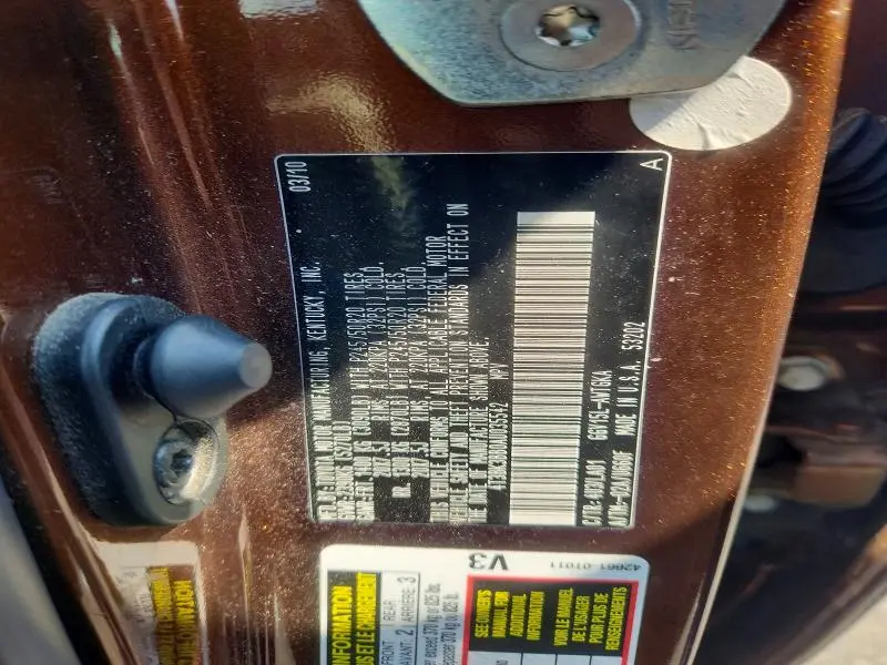 2010 TOYOTA VENZA AWD V6  