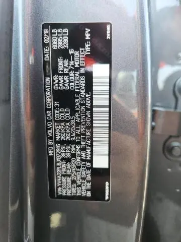 2018 VOLVO XC90 T6  