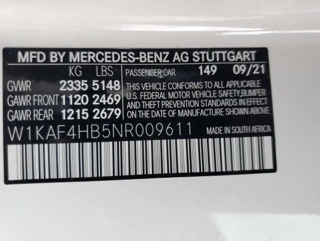 2022 MERCEDES-BENZ C 300 4MATIC  