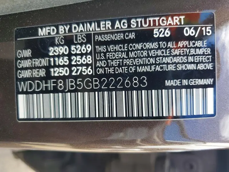 2016 MERCEDES-BENZ E 350 4MATIC  